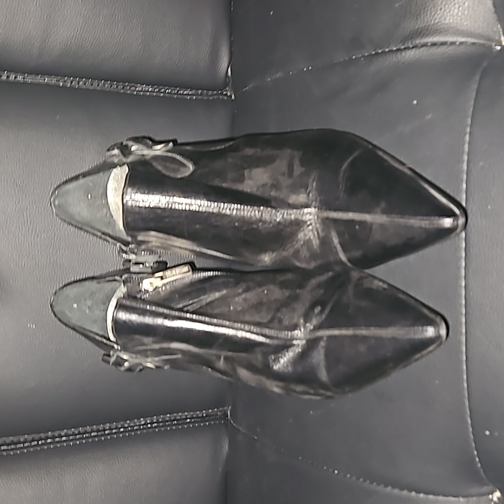 Never been used Black Ankle booties with slip guard